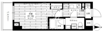 グランドコンシェルジュ亀戸 904 間取り図
