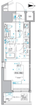 クオリタス品川南 404 間取り図