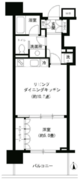 KDXレジデンス芝公園 503 間取り図