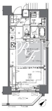 ズーム日本橋馬喰町 1105 間取り図