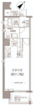 麹町二番町マンション 701 間取り図