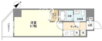 アルファコート王子2 402 間取り図