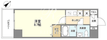 アルファコート王子2 303 間取り図