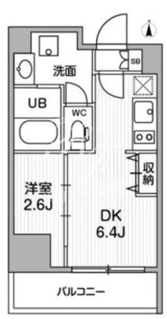 グラシアプレイス東陽町 204 間取り図