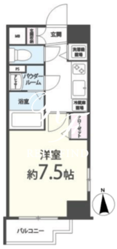 メゾンドソレイユ・シノハラ 301 間取り図