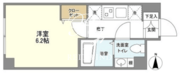 ウェルスクエアイズム中延 202 間取り図