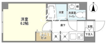 ウェルスクエアイズム中延 405 間取り図