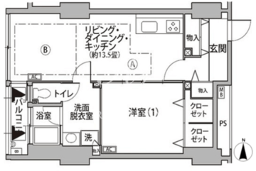 東雲キャナルコートCODAN 12-907 間取り図