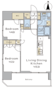 ブリリアイスト浅草橋 1003 間取り図