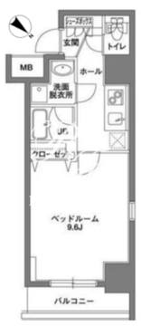 KDX岩本町レジデンス 901 間取り図