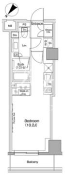 ザ・パークハビオ小石川 105 間取り図