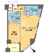 カスタリア茅場町 504 間取り図