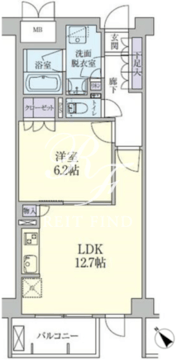 代々木の杜緑邸 303 間取り図