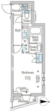 ジオエント大塚 201 間取り図