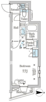 ジオエント大塚 501 間取り図