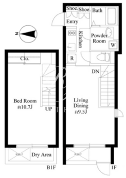 グランパセオ白金高輪 103 間取り図