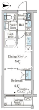 ジオエント大塚 506 間取り図
