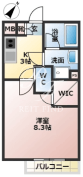 スカイコートグランメゾン御殿山 103 間取り図