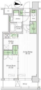 アーバネックス原宿 503 間取り図