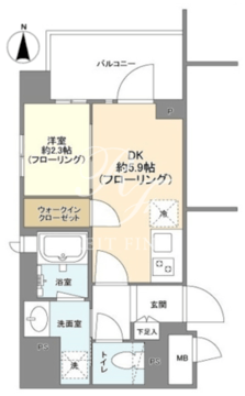 コンフォリア森下サウス 804 間取り図