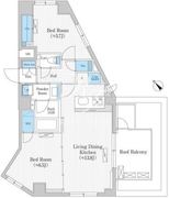 アーバンプレミア池尻大橋 702 間取り図