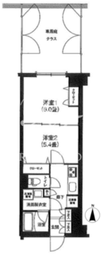 アイルグランデ大田 104 間取り図