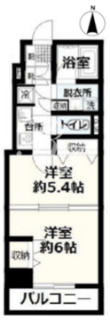 アイルグランデ大田 203 間取り図