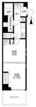 アイルグランデ大田 301 間取り図