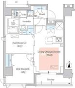 アーバネックス菊川3 403 間取り図
