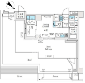 ベルファース馬込 501 間取り図
