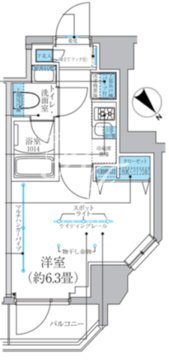 クレヴィアリグゼ南品川 901 間取り図