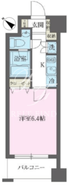 KDXレジデンス森下千歳 1104 間取り図