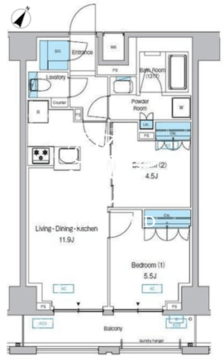 プレディアコート森下テラス 904 間取り図