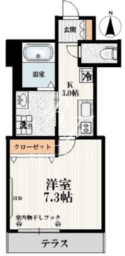 ハイツ桜丘 103 間取り図