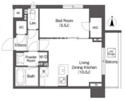コンフォリア森下リバーサイド 213 間取り図
