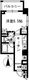 レジディア中落合 B407 間取り図