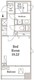 パークハビオ京橋 1206 間取り図