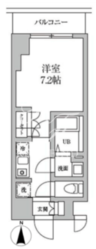 レジディア日本橋馬喰町2 305 間取り図