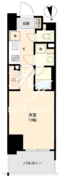 プライマル南砂 310 間取り図
