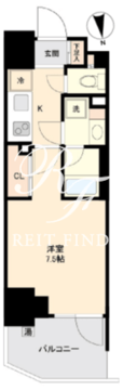 プライマル南砂 314 間取り図