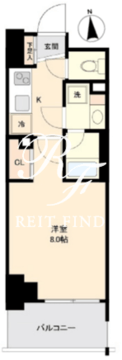 プライマル南砂 403 間取り図