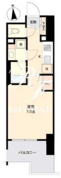 プライマル南砂 406 間取り図
