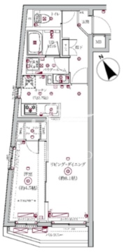 メディフィス大森町 101 間取り図