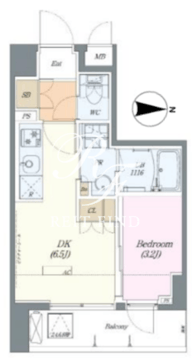 オルタナ大塚 302 間取り図