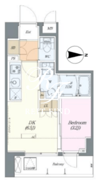 オルタナ大塚 702 間取り図