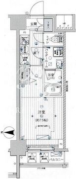 メインステージ浅草入谷2 606 間取り図