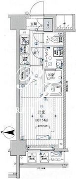 メインステージ浅草入谷2 206 間取り図