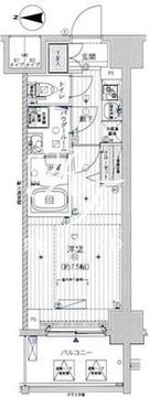 メインステージ浅草入谷2 905 間取り図