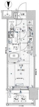 メインステージ浅草入谷2 1102 間取り図