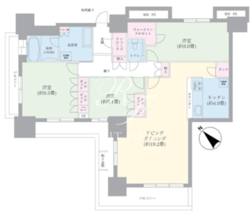 キャナルファーストタワー 42F 間取り図